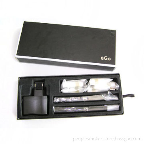 E-cigarette Kit with 3.7V Working Voltage, Transparent Cartridge and LCD Display